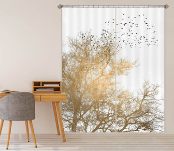 3D Golden Skies 1050 Boris Draschoff Curtain Curtains Drapes Curtains AJ Creativity Home 
