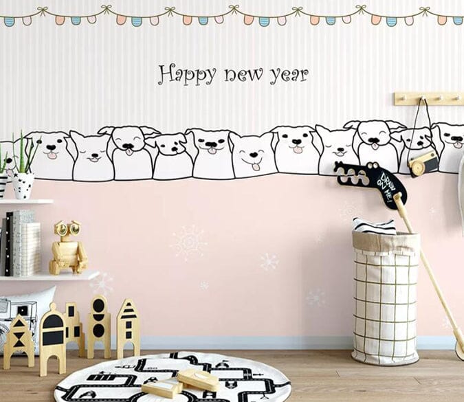 3D Cute Puppy 2103 Wall Murals Wallpaper AJ Wallpaper 2 