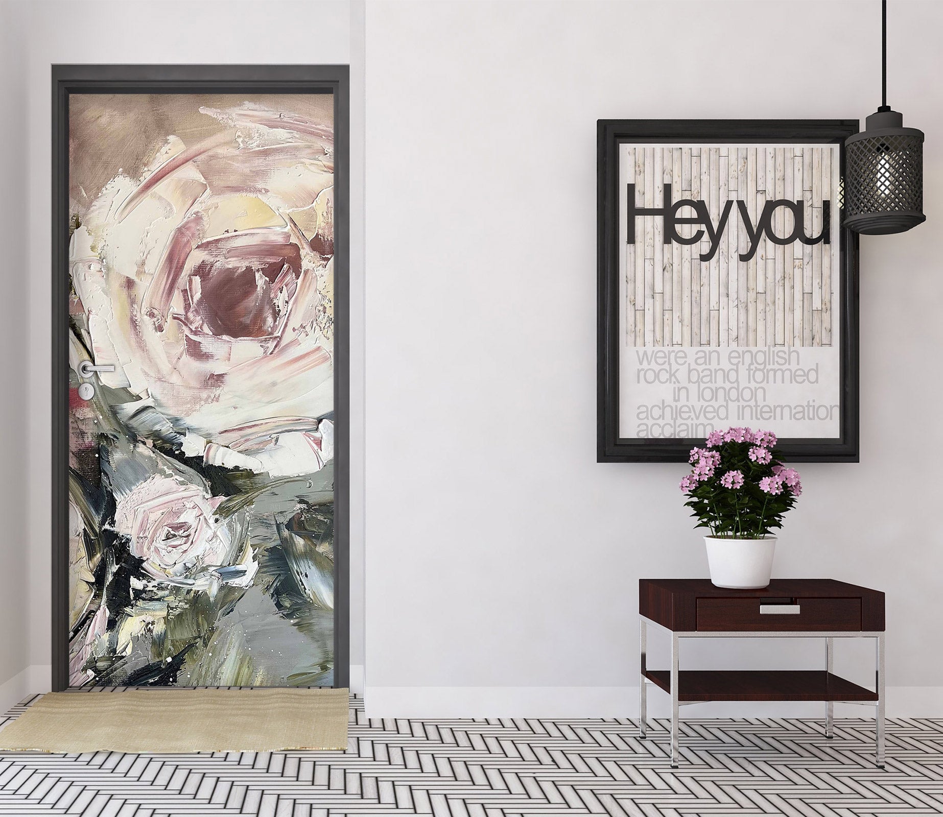 3D Art Flower 3143 Skromova Marina Door Mural