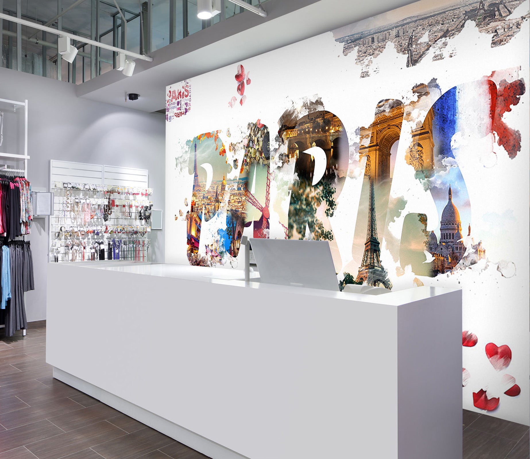 3D Artistic Font 122 Wall Murals