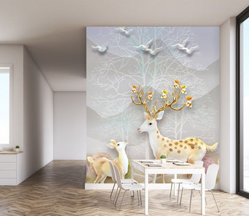 3D Asuka Fawn 1801 Wall Murals Wallpaper AJ Wallpaper 2 