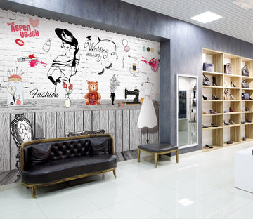 3D Fashion Girl 2044 Wall Murals Wallpaper AJ Wallpaper 2 