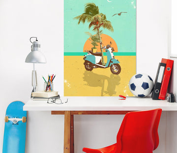 3D Sunrise By The Sea 024 Showdeer Wall Sticker Wallpaper AJ Wallpaper 2 