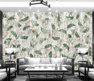 3D Green Leaf 1276 Wall Murals Wallpaper AJ Wallpaper 2 