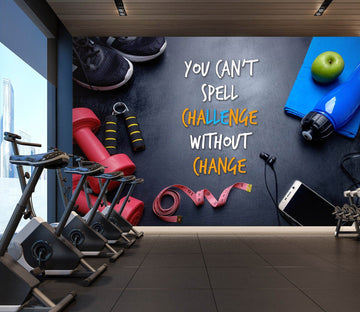 3D Dumbbell Apple 287 Wall Murals Wallpaper AJ Wallpaper 2 
