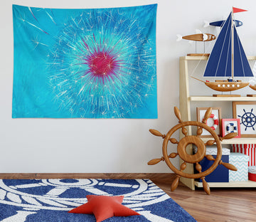 3D Blue Dandelion 3479 Skromova Marina Tapestry Hanging Cloth Hang