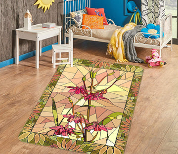 3D Brown Pattern 33080 Non Slip Rug Mat