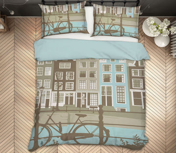 3D City London Building 20118 Steve Read Bedding Bed Pillowcases Quilt Quiet Covers AJ Creativity Home 