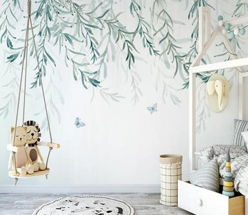 3D Small Leaves 2170 Wall Murals