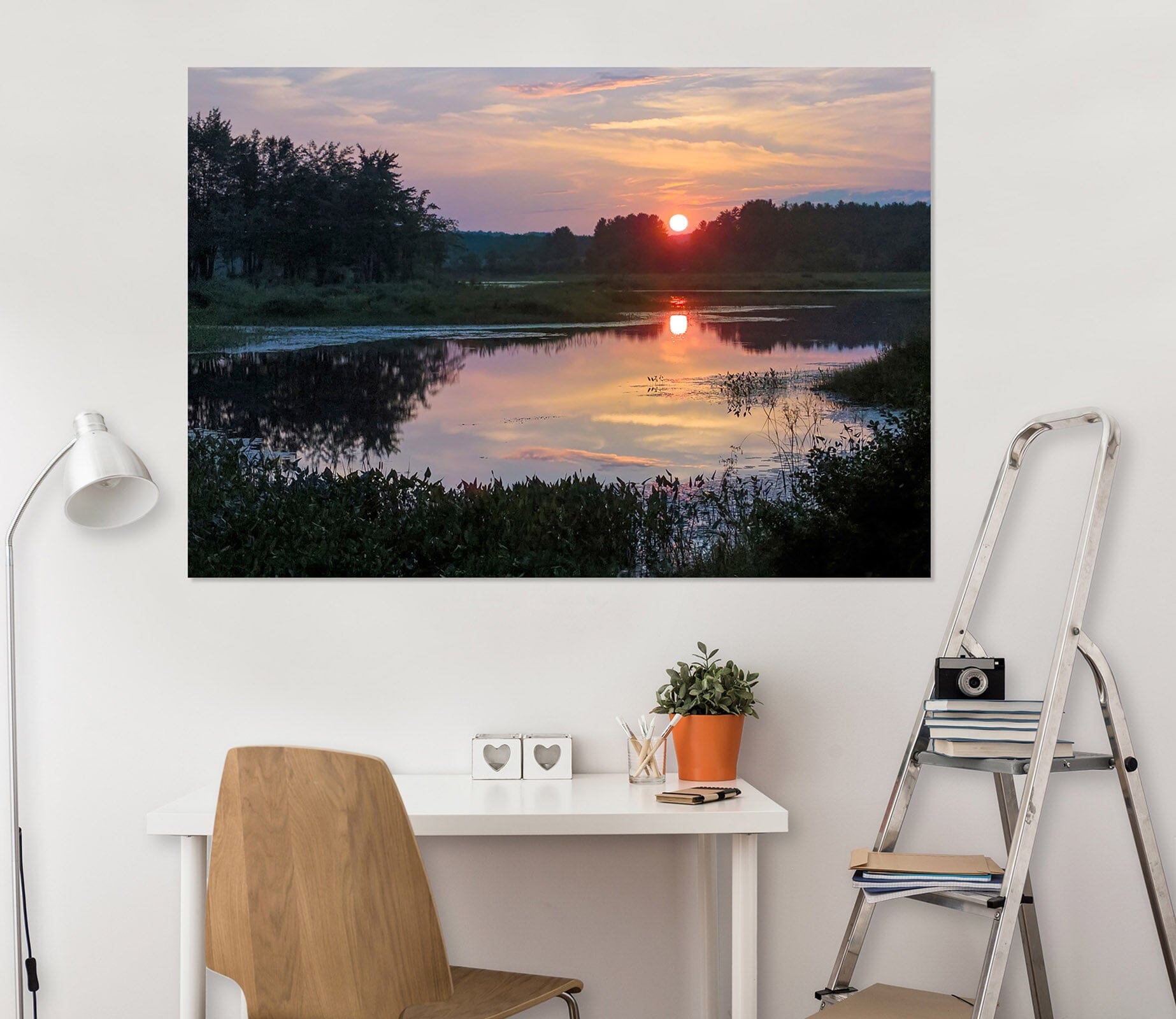 3D Valley Lake 127 Jerry LoFaro Wall Sticker Wallpaper AJ Wallpaper 2 