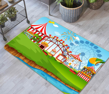 3D Amusement Park 36156 Non Slip Rug Mat