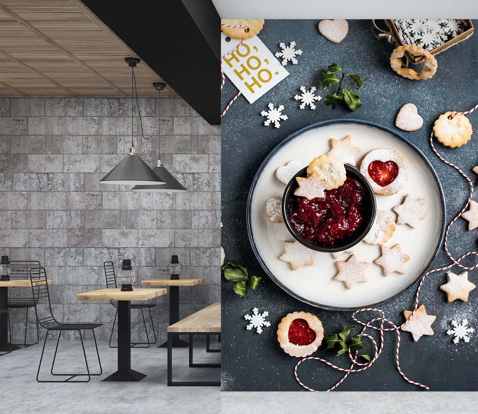 3D Freshly Baked Cookies 868 Wall Murals Wallpaper AJ Wallpaper 2 