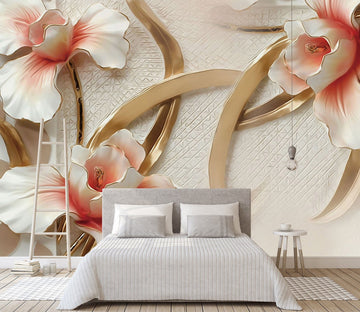 3D Embossed Flower 1702 Wall Murals Wallpaper AJ Wallpaper 2 