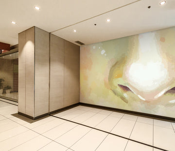 3D Graffiti Nose 126 Wall Murals