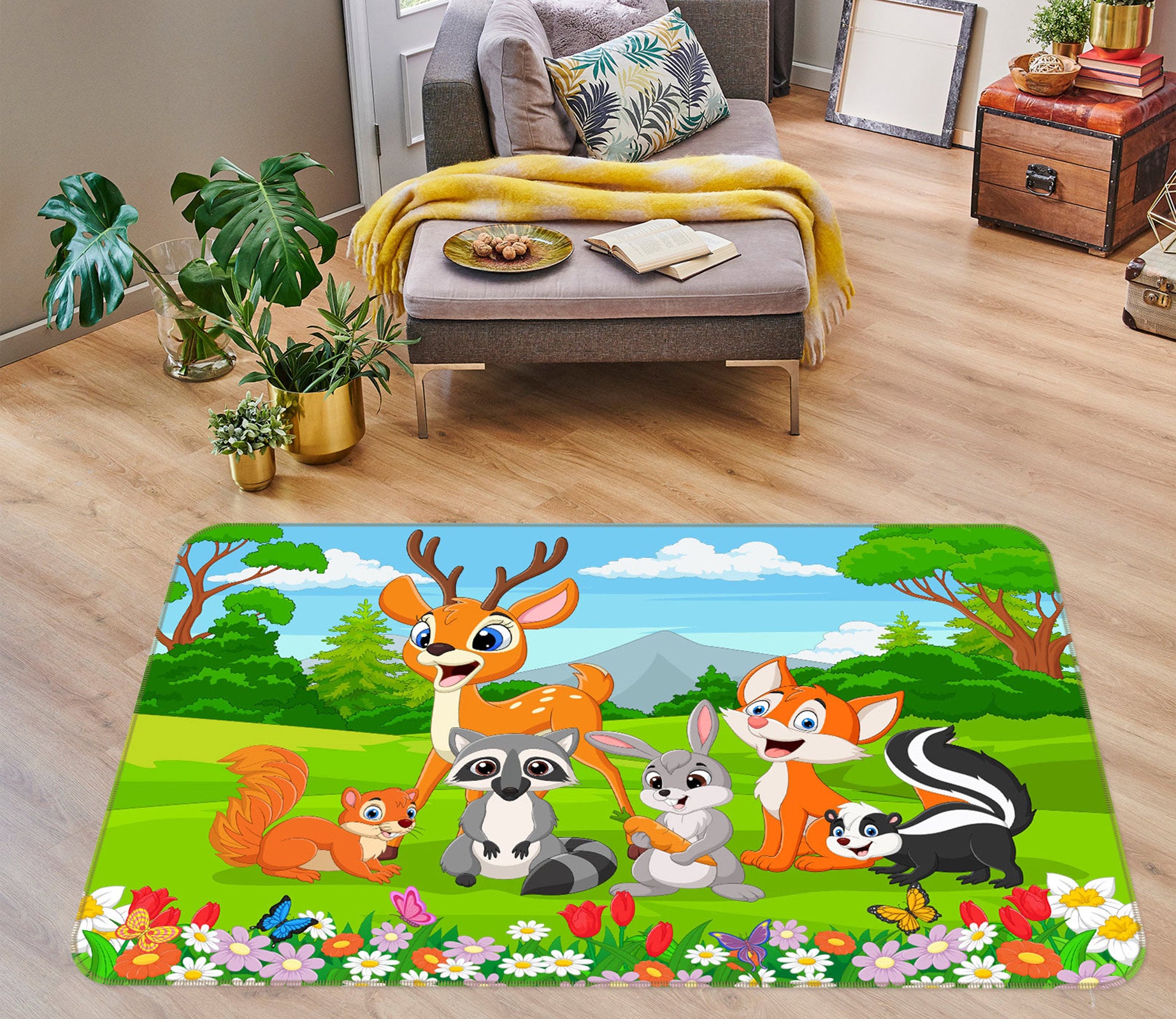 3D Little Animals 30066 Non Slip Rug Mat