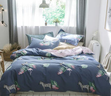 3D Zebra 15205 Bed Pillowcases Quilt