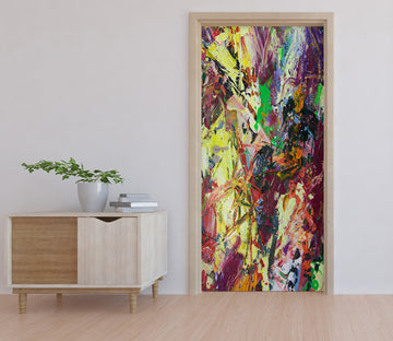 3D Colorful Paint Texture 10125 Allan P. Friedlander Door Mural