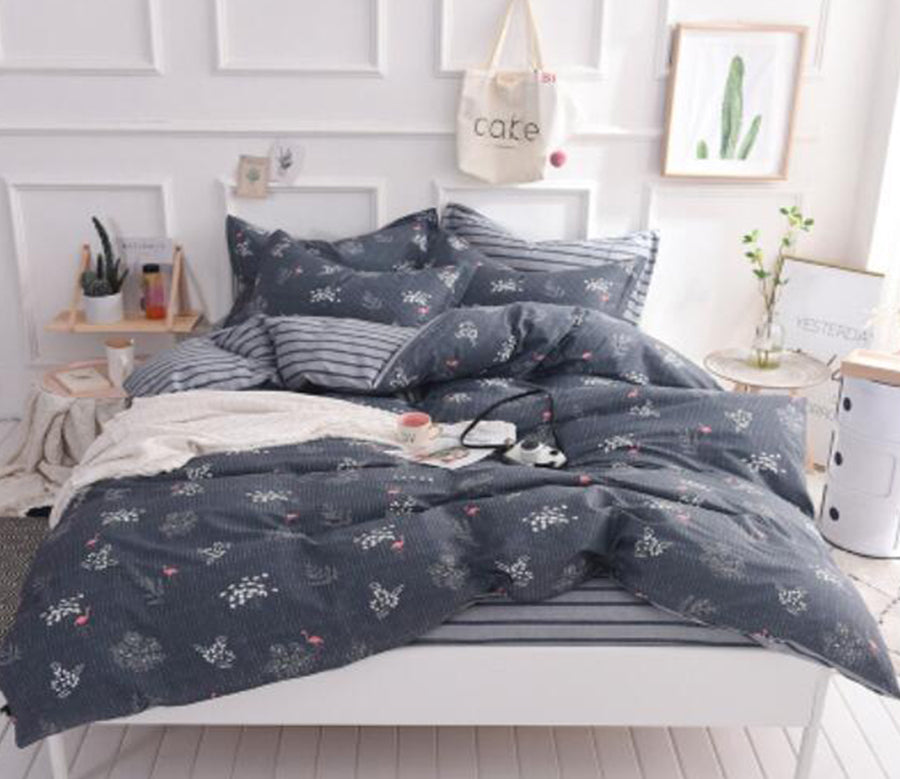 3D Black Pattern 30179 Bed Pillowcases Quilt
