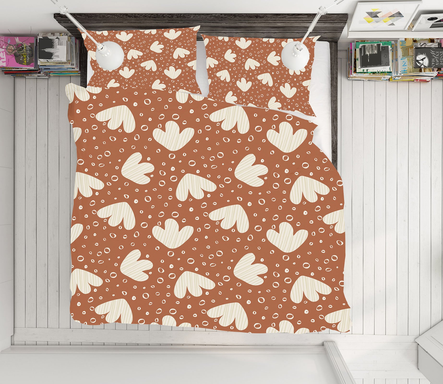 3D Brown Pattern 109102 Kashmira Jayaprakash Bedding Bed Pillowcases Quilt