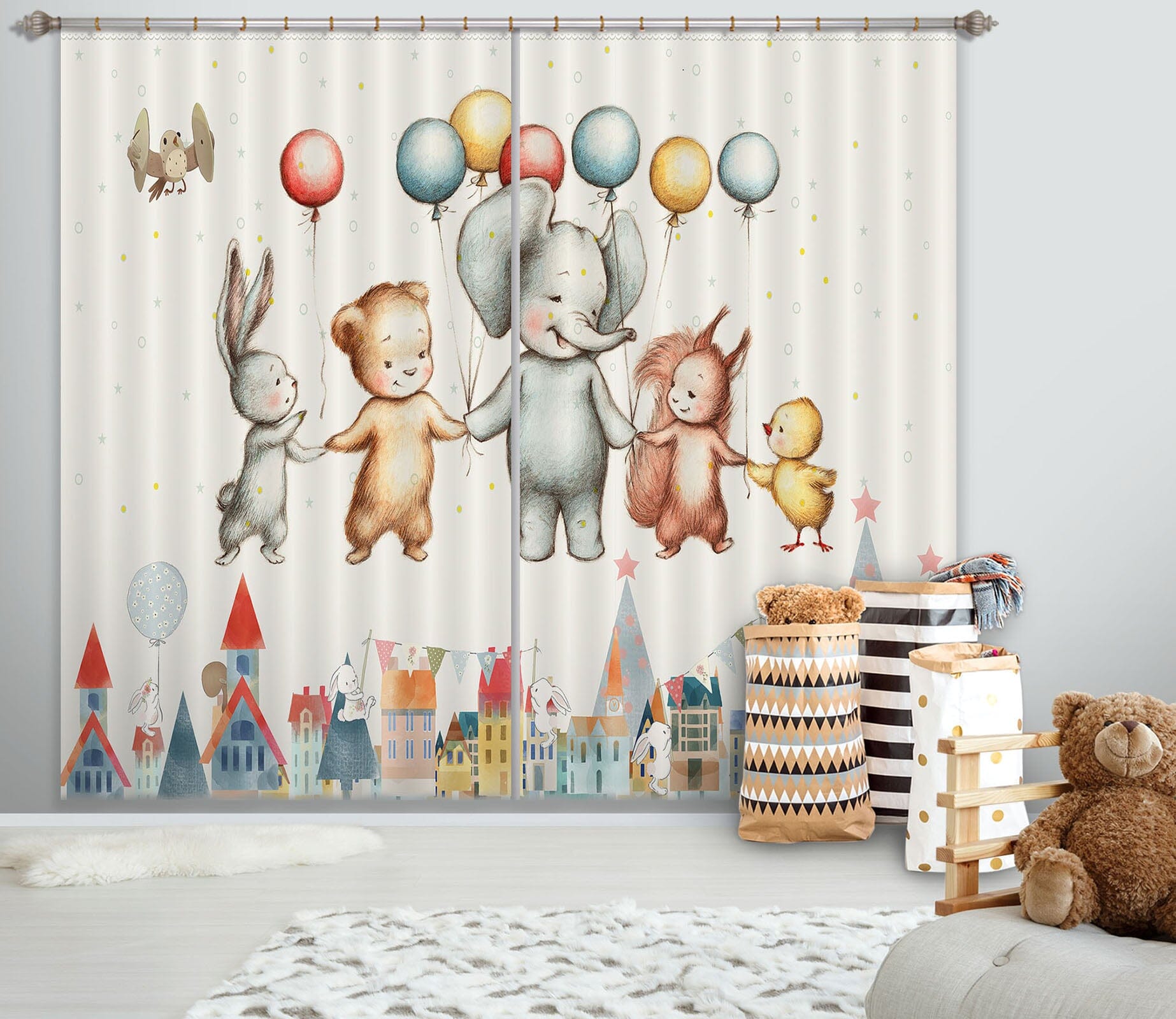 3D Forest Partner 743 Curtains Drapes Wallpaper AJ Wallpaper 