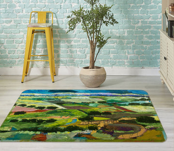 3D Painted Valley 1053 Allan P. Friedlander Rug Non Slip Rug Mat Mat AJ Creativity Home 