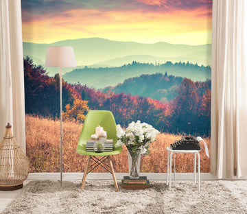 3D Sunset Field 108 Wall Murals Wallpaper AJ Wallpaper 2 