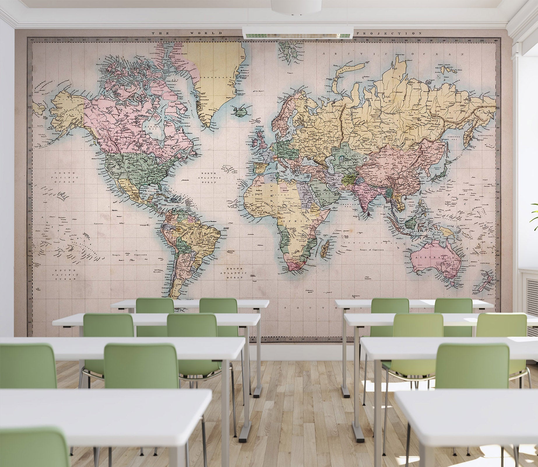 3D world map 49 Wall Murals Wallpaper AJ Wallpaper 2 