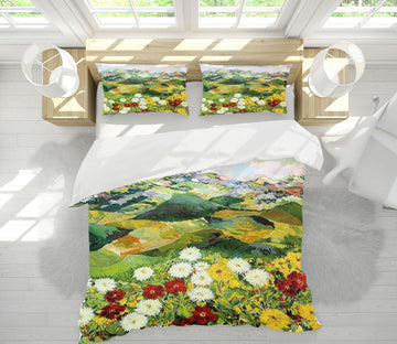 3D Flower Canyon 1022 Allan P. Friedlander Bedding Bed Pillowcases Quilt Quiet Covers AJ Creativity Home 