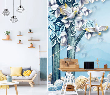 3D Painted Tree 1806 Wall Murals Wallpaper AJ Wallpaper 2 