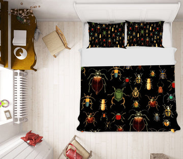 3D Insect Specimen 121 Uta Naumann Bedding Bed Pillowcases Quilt Quiet Covers AJ Creativity Home 