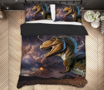 3D Volcano Rex 2135 Jerry LoFaro bedding Bed Pillowcases Quilt Quiet Covers AJ Creativity Home 