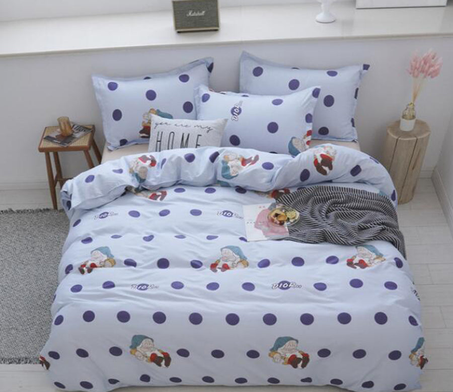 3D Dwarfs Wave Point 13131 Bed Pillowcases Quilt