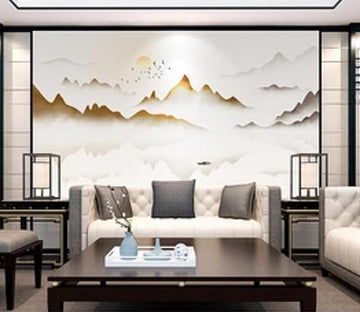 3D Misty Valley 363 Wall Murals Wallpaper AJ Wallpaper 2 