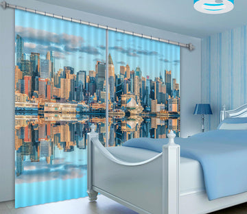 3D New York River 021 Assaf Frank Curtain Curtains Drapes