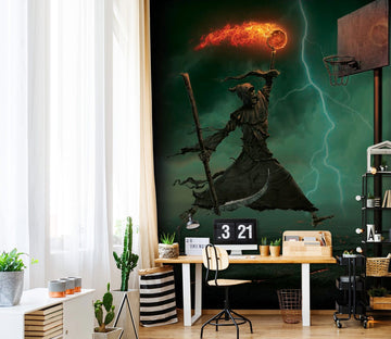 3D Hell WISP 1505 Wall Murals Exclusive Designer Vincent Wallpaper AJ Wallpaper 2 