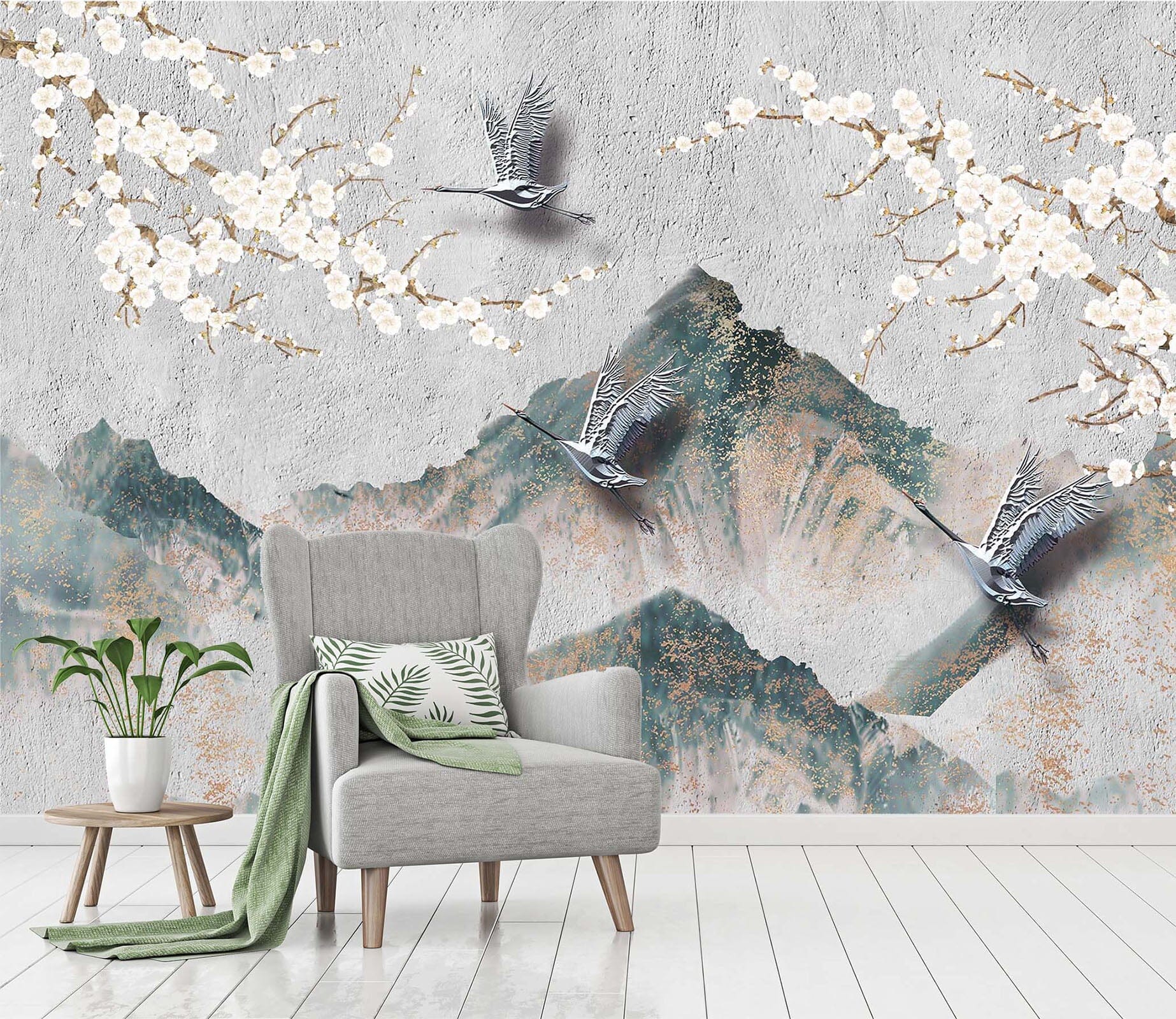 3D Valley Flowers 2082 Wall Murals Wallpaper AJ Wallpaper 2 