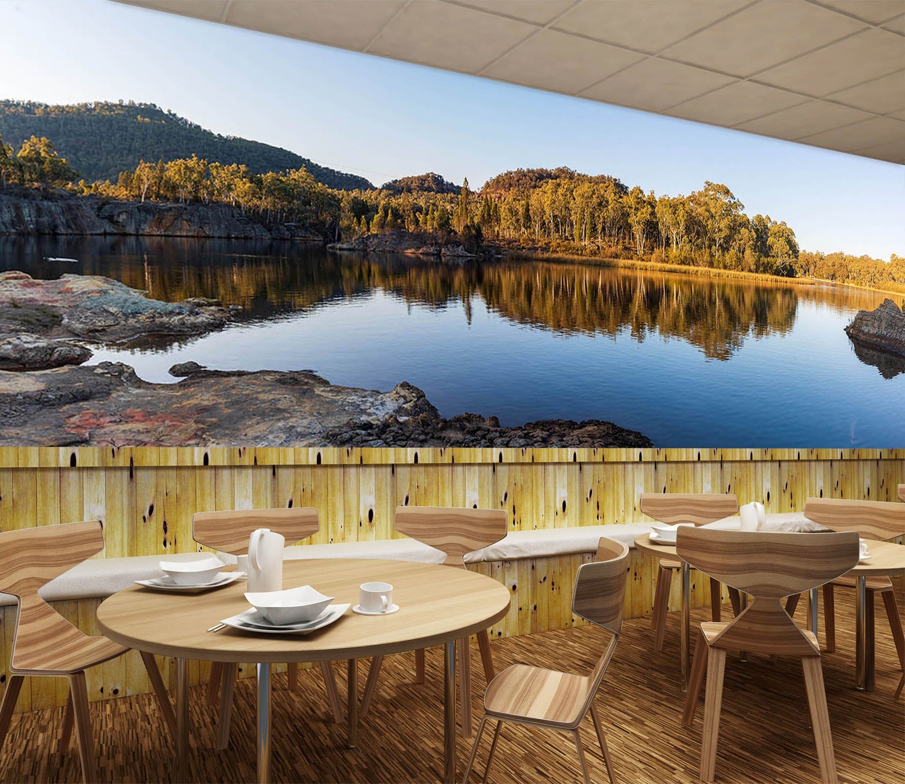 3D Yellow Forest 1146 Wall Murals Wallpaper AJ Wallpaper 2 