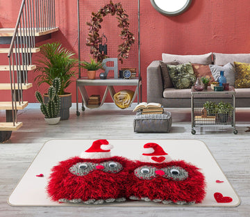 3D Red Doll 3026 Assaf Frank Rug Non Slip Rug Mat Mat AJ Creativity Home 