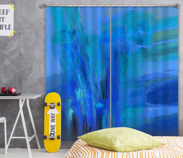 3D Blue Dream 060 Michael Tienhaara Curtain Curtains Drapes Curtains AJ Creativity Home 