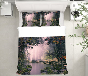 3D Jungle 15129 Bed Pillowcases Quilt