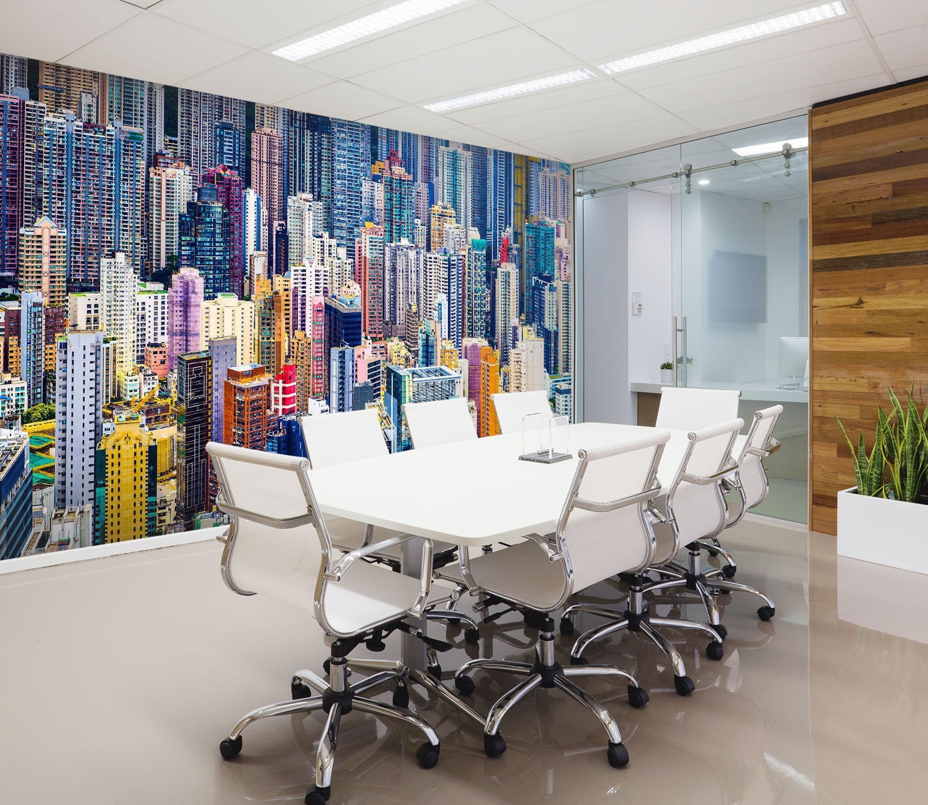 3D Colorful City Buildings 15 Wall Murals Wallpaper AJ Wallpaper 