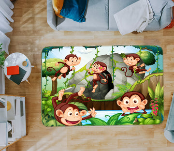 3D Monkey 30075 Non Slip Rug Mat