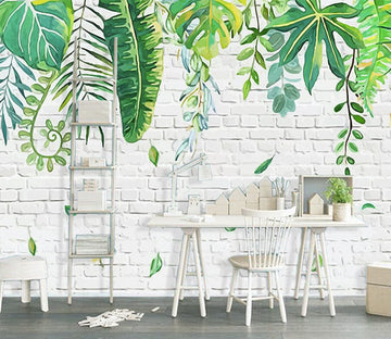 3D Green Leaf WG108 Wall Murals Wallpaper AJ Wallpaper 2 