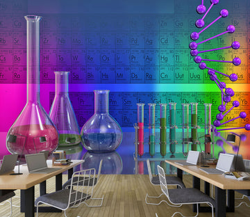 3D Chemical Formula 155 Wall Murals