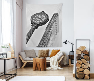 3D Clock Tower 116174 Assaf Frank Tapestry Hanging Cloth Hang