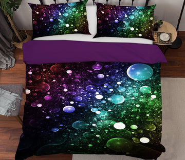 3D Color Circle 13148 Bed Pillowcases Quilt