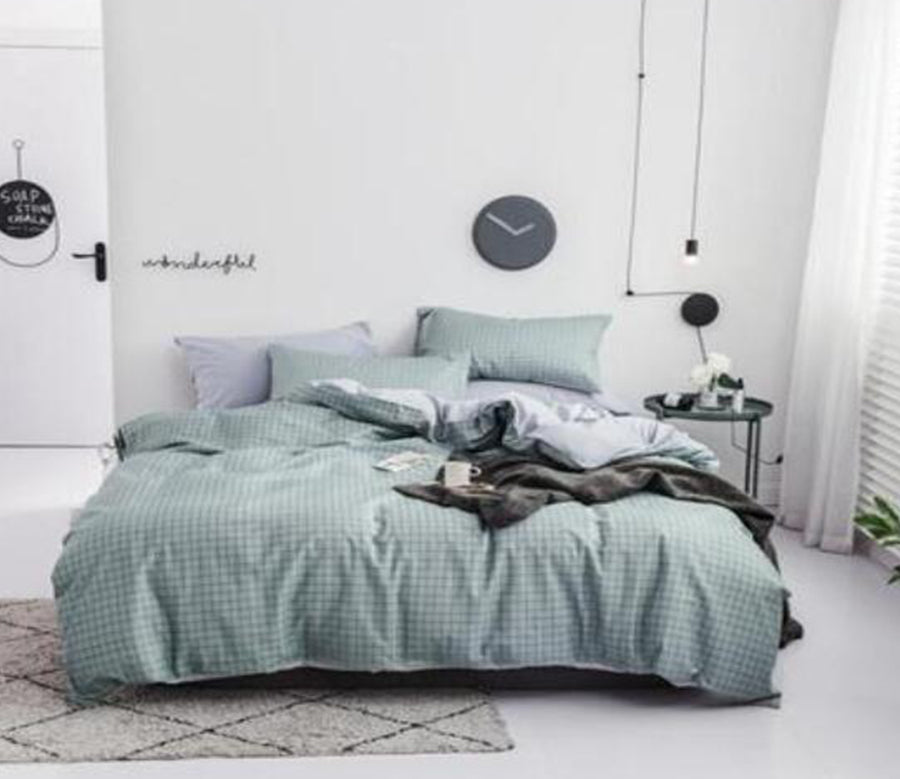3D Mung Bean Green 15148 Bed Pillowcases Quilt