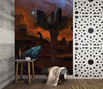 3D Red Sky 1407 Wall Murals Exclusive Designer Vincent Wallpaper AJ Wallpaper 2 