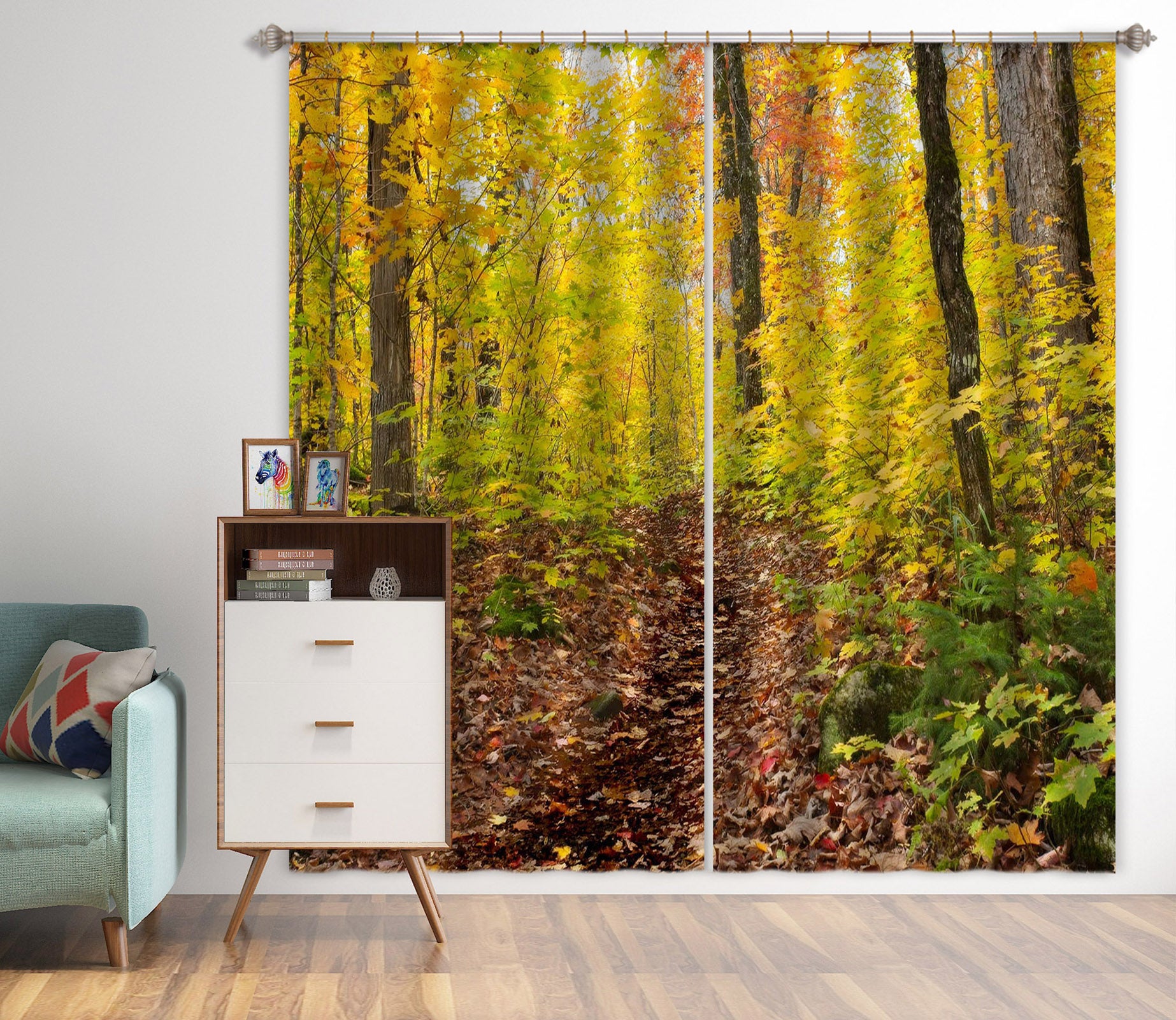 3D Forest 61209 Kathy Barefield Curtain Curtains Drapes