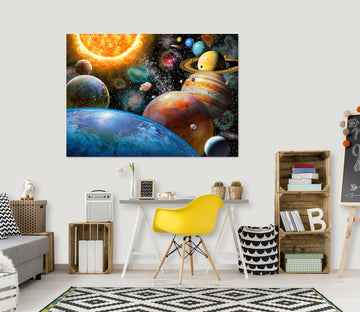 3D Color Planet 014 Adrian Chesterman Wall Sticker Wallpaper AJ Wallpaper 2 